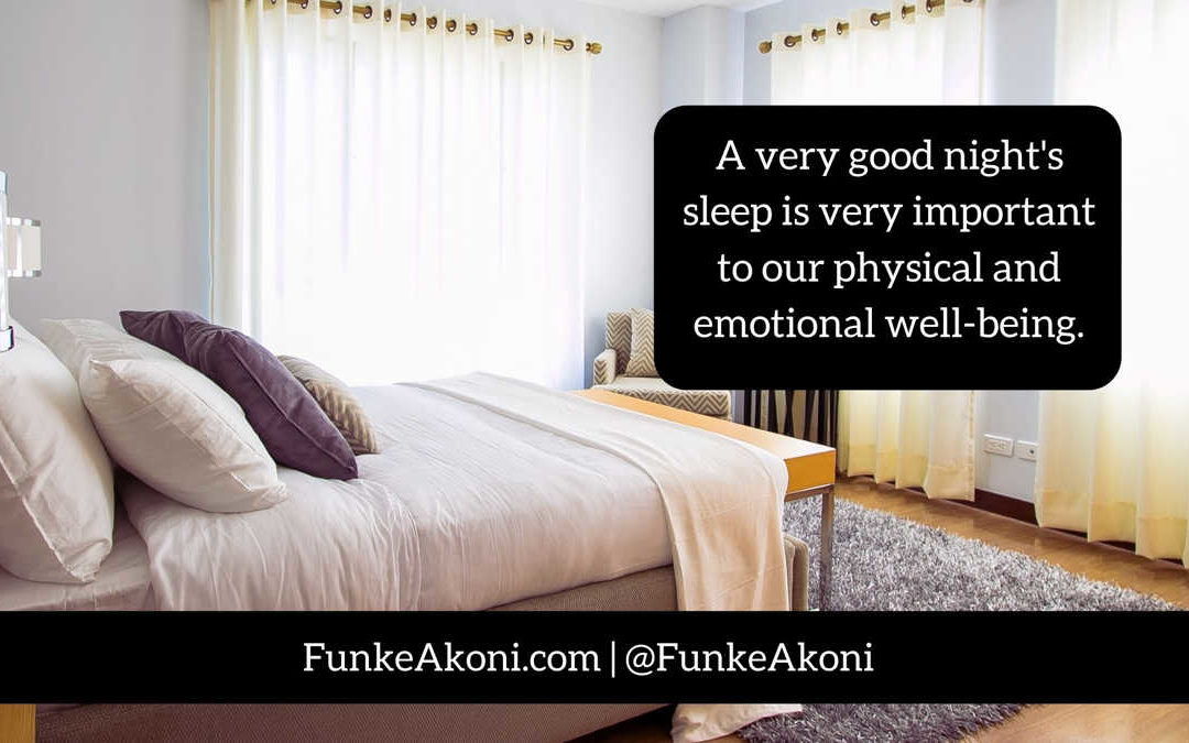 The power of a good night’s sleep