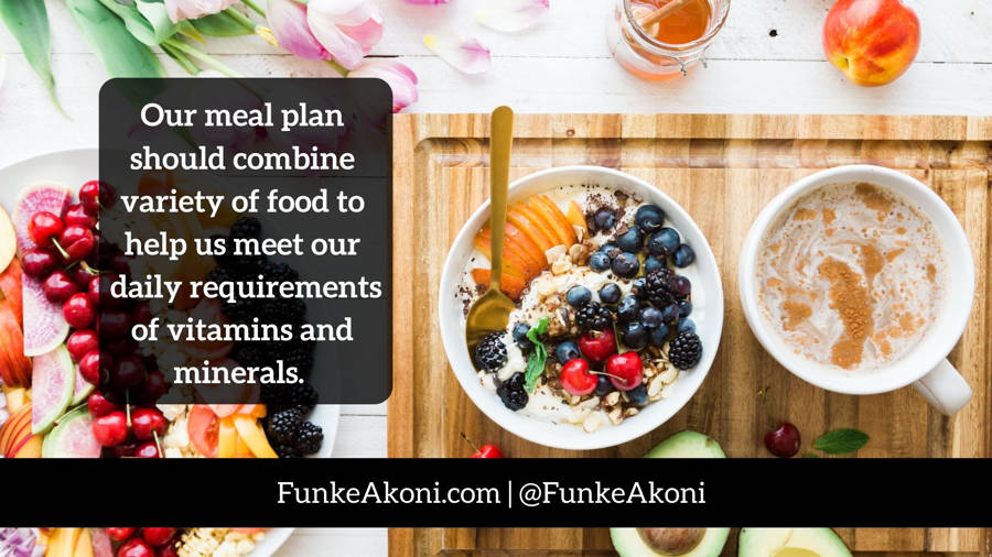 Sit down and plan your meals