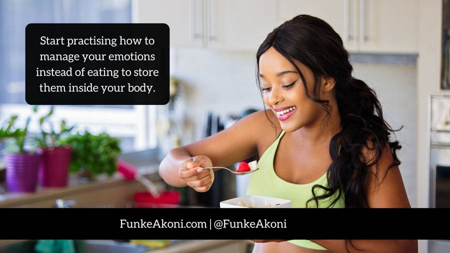 Do you overeat when you are not happy?